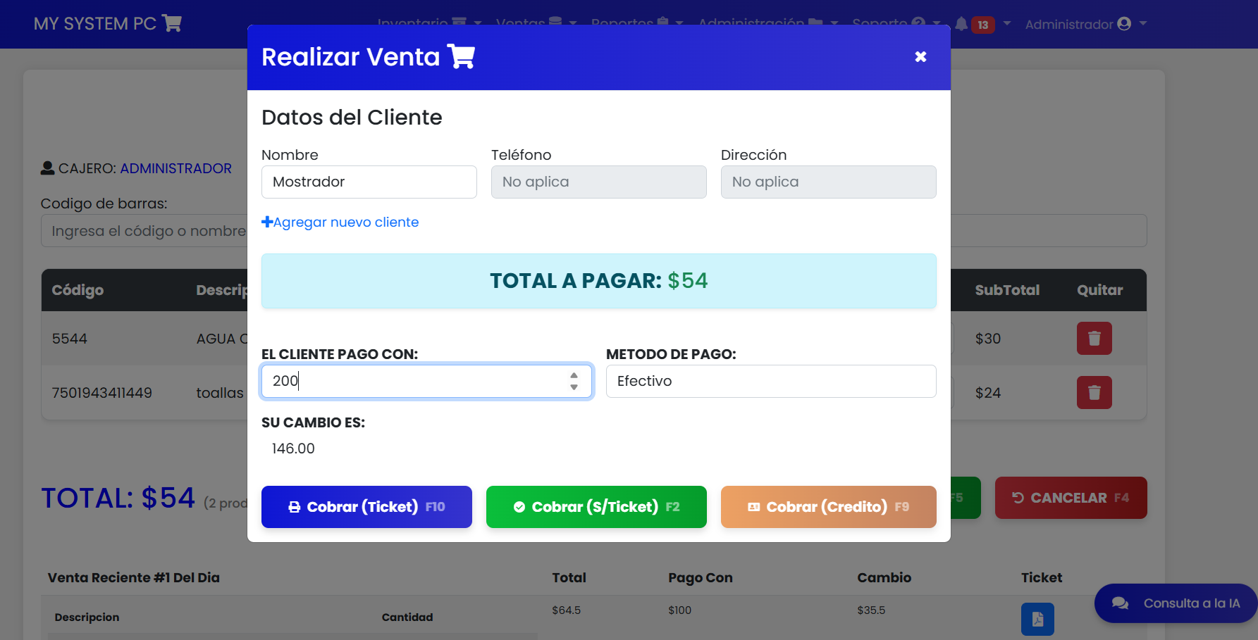 Modulo De Ventas Lina Pos
